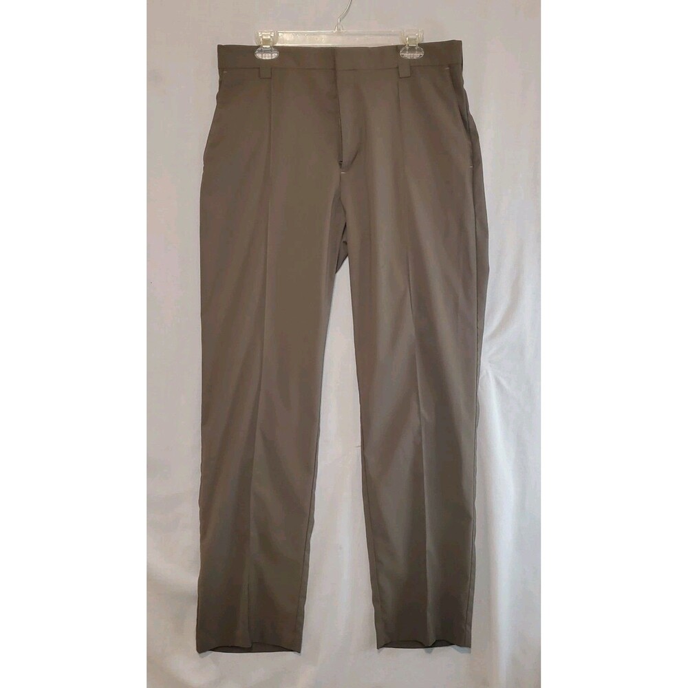 Nike Tiger Woods Golf Collection Olive Pants 34"x34" Polyester Moisture Wicking